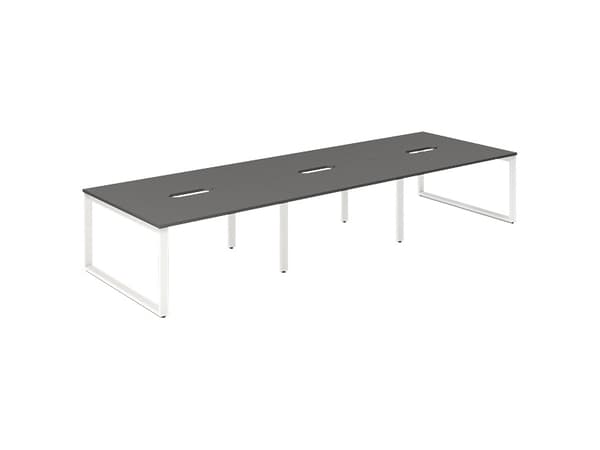 Työpöytä/ohjauspöytä DNWS P 2x1400x700mm Antrasiitti/RAL9016