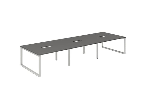 Työpöytä/ohjauspöytä DNWS P 2x1600x800mm Antrasiitti/RAL9006