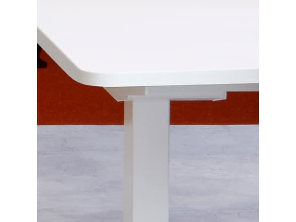 Hæve-sænkebord DNA, Hvid 1400x800 mm 2-ben/Hvid