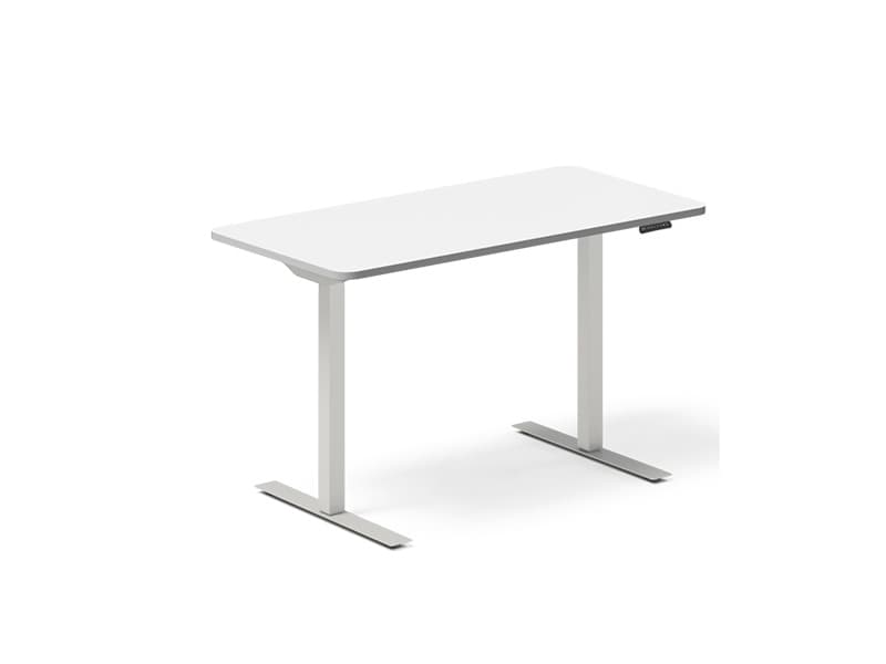 Lyft-/sänkbart bord DNA, vit 1200x600 mm 2 ben/svart