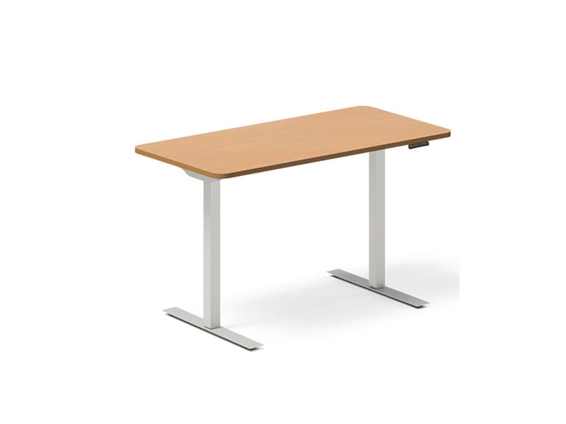 Lyft-/sänkbart bord DNA, Bok 1400x800 mm 2 ben/Svart