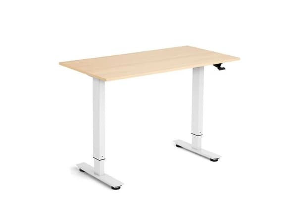 Flexidesk Hæve-sænkebord 120x60 cm eg/hvid
