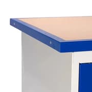 Verkstadsvagn SMV 9002 5005 1090x960x600 mm blå dörr