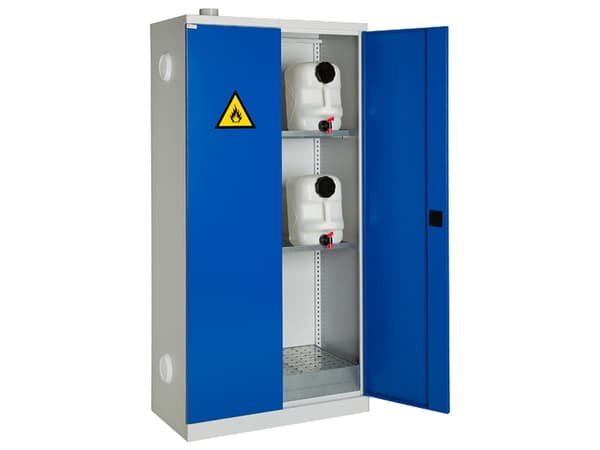 Kemiskab / Olieskab SMV 1990x1000x550mm, RAL9002/5005
