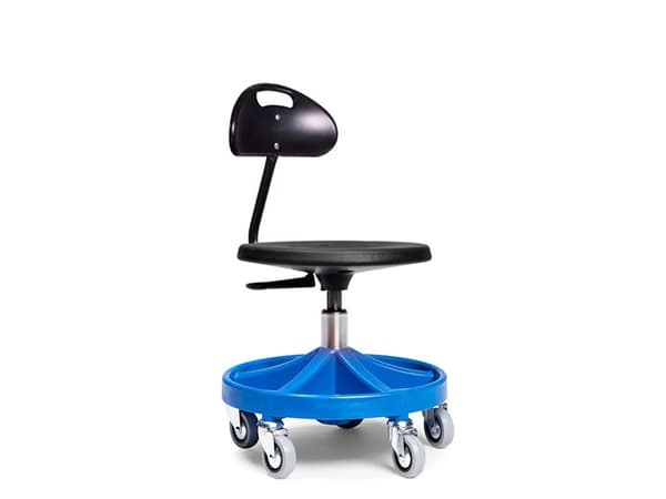 Montørstol All-round model 3134 Rød med rygstøtte