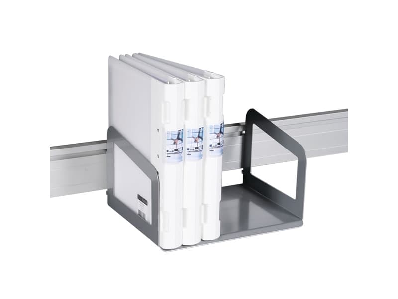 Hylla för mappar i verktygsbalk Vit