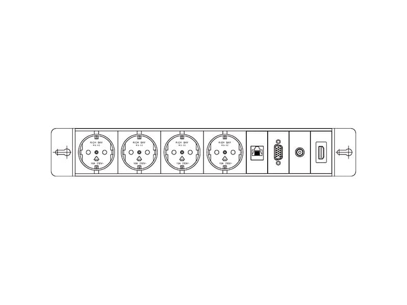 El-panel 4 for Bi-Box stor