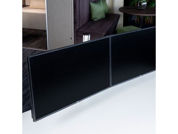 Monitorin pidike V4 Twin valkoinen
