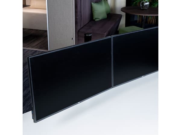 Monitorin pidike V4 Twin musta
