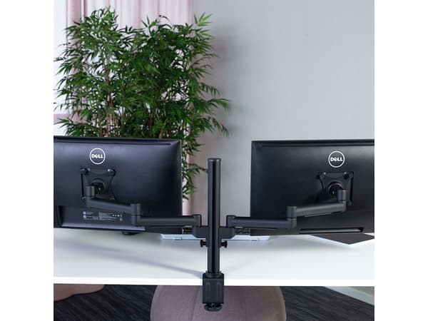 Monitorin pidike V4 Twin musta