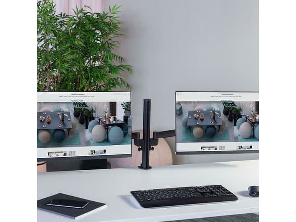 Monitorin pidike V4 Twin musta