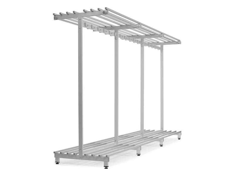 Garderobe 2-sidet 1770x3010x710mm