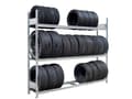 Miniatyrbild 5 av 5: Däckställ Boltless Starthylla 3500x2000x400mm 400kg/hylla
