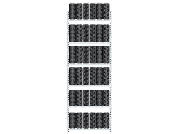 Startsektion Boltless Dækreol 4500x2250x400mm 400 kg/aflæg