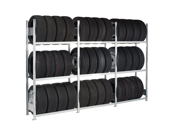 Følgesektion Boltless Dækreol 3500x1150x400mm 150 kg/aflæg