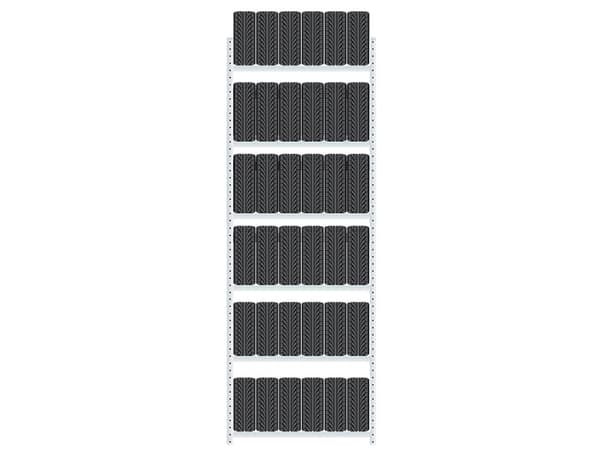 Startsektion Boltless Dækreol 4500x1500x400mm 150 kg/aflæg