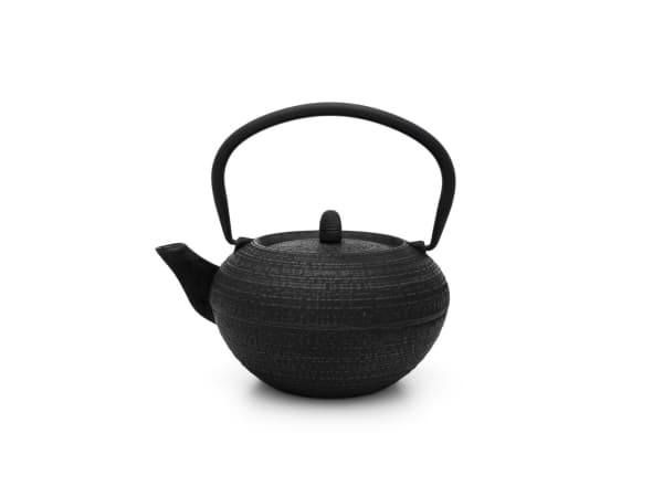 Bredemeijer Tibet, Enkel tekanne, 1200 ml, Sort, Støpejern, Rustfritt stål, 6 kopper, Bryggefilter