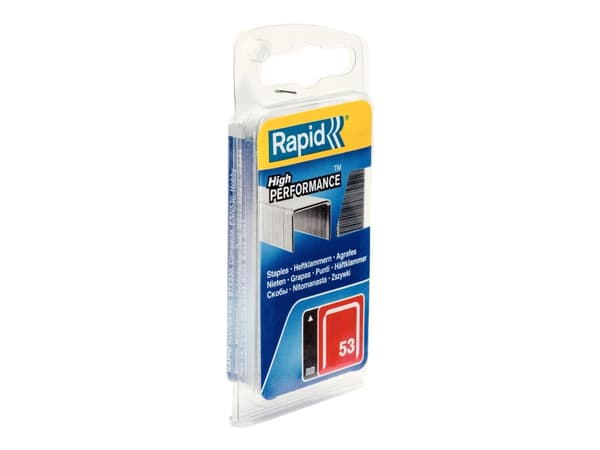 Rapid High Performance - häftklamrar - nr 53 - 14 mm - galvaniserad tråd - förpackning med 1080 st