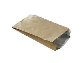 Grillpose 160x65x310+20 mm kraft FSC med aluminium Brun,250 stk/krt