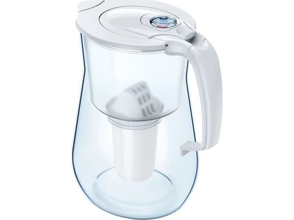 AQUAPHOR Provence 4.2 l BIALY, Kanna, 4,2 l, Transparent, Vit, Plast, Åttkantig, Provence