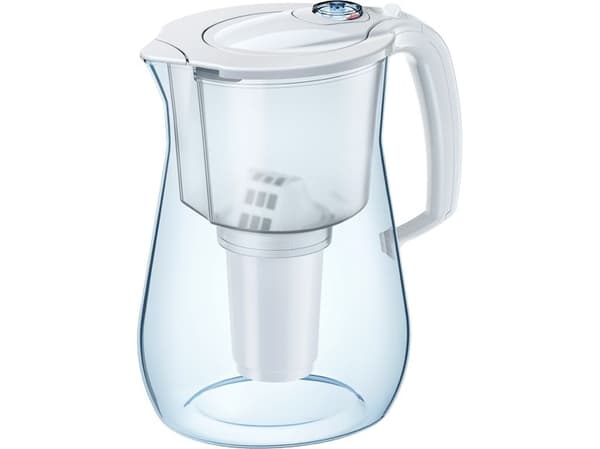 AQUAPHOR Provence 4.2 l BIALY, Kanna, 4,2 l, Transparent, Vit, Plast, Åttkantig, Provence