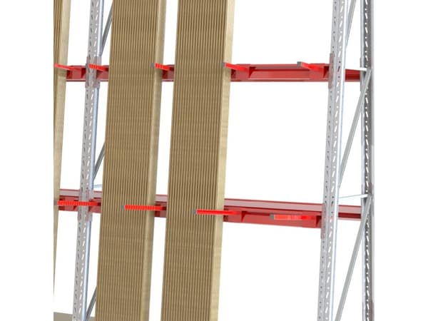 Lige adskiller for listereol 600 mm