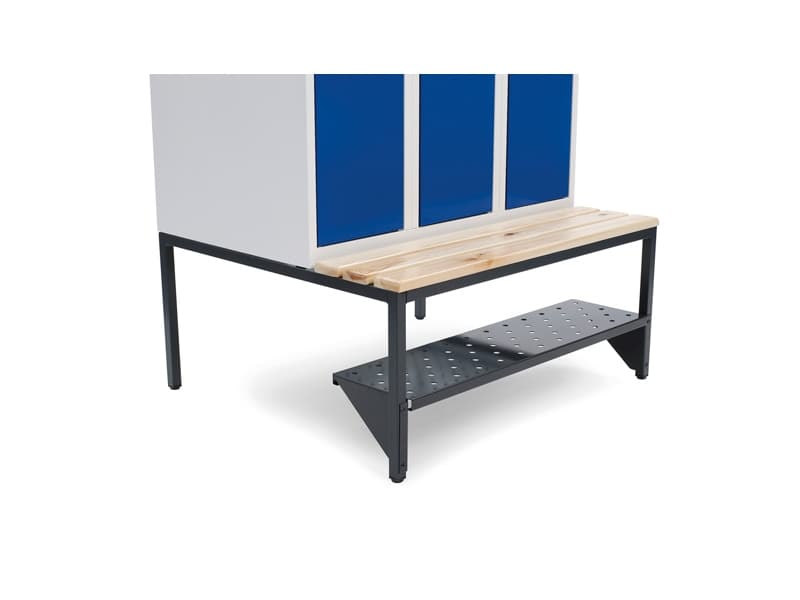 Skohylla för garderob B= 1200 mm RAL 9005