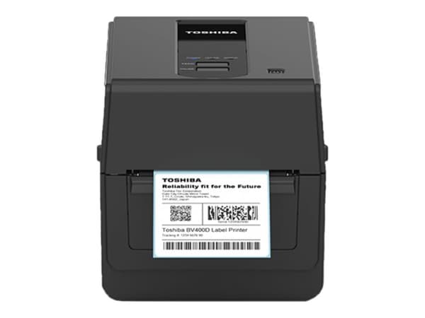 Toshiba TEC BV420D - Etikettskriver - direktetermisk - Rull (11,8 cm) - 300 dpi - inntil 127 mm/sek - USB 2.0, LAN - svart