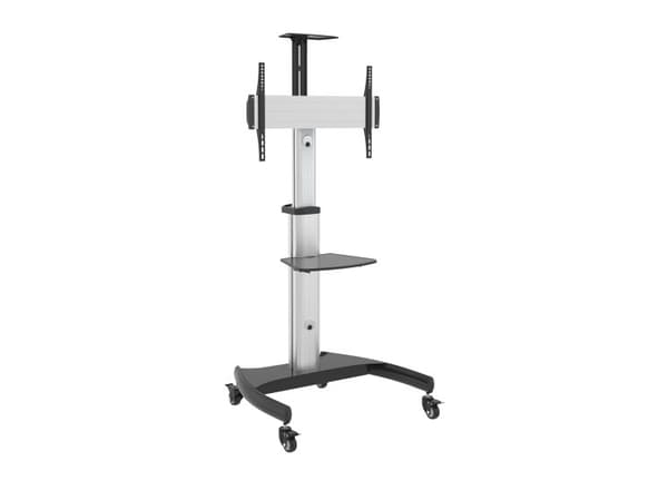 Maclean MC-801 - Vagn - för platt panel/AV-utrustning - plast, aluminium, stål - skärmstorlek: 32"-70"