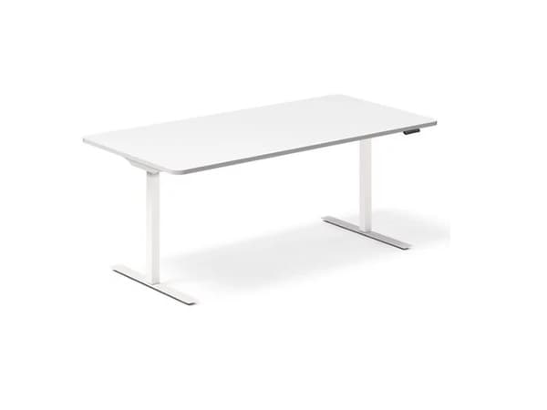 Lyft-/sänkbart bord DNA 180x80 cm vit 2-benig/vit