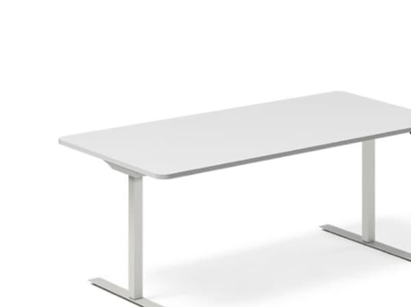 Lyft-/sänkbart bord DNA, ljusgrå 1800x800 mm 2 ben/Svart