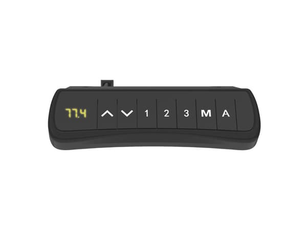 Lyft-/sänkbart bord DNA, antracit 1400x800 mm 2 ben/Svart