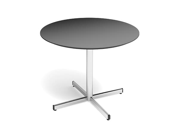 Bord Cruzo Ø1200mm Antracit med vitt underrede
