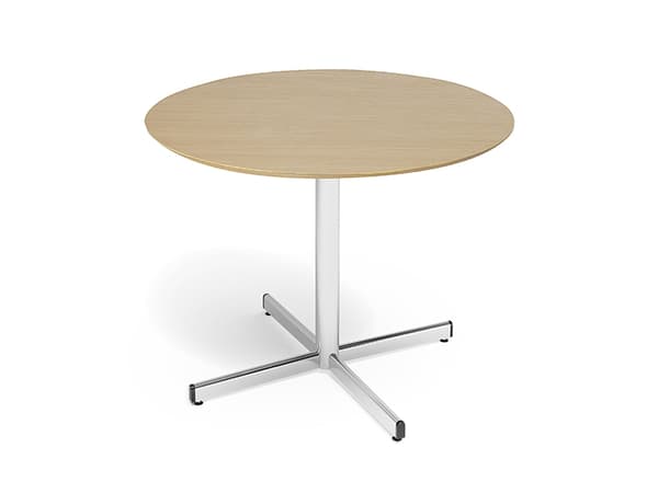 Bord Cruzo Ø1200 mm, Bøg med alugråt understel