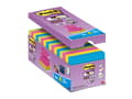 Miniatyrbild 3 av 5: Post-It 7100234249, Torg, Blå, Grön, Rosa, Gul, papper, 76 mm, 76 mm, 90 ark