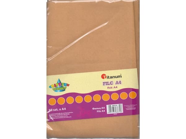 Titanum Filc A4 oranssi. 10 kpl 345151