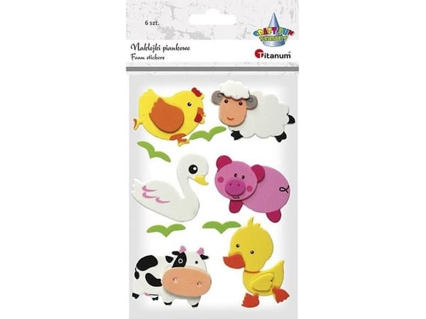 Titanium Foam Stickers 307589 Animals - WIKR-994781