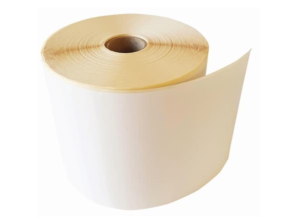 Thermoetiket 102x191mm hvid ECO universal fragtlabel - (350 stk. pr./rulle)