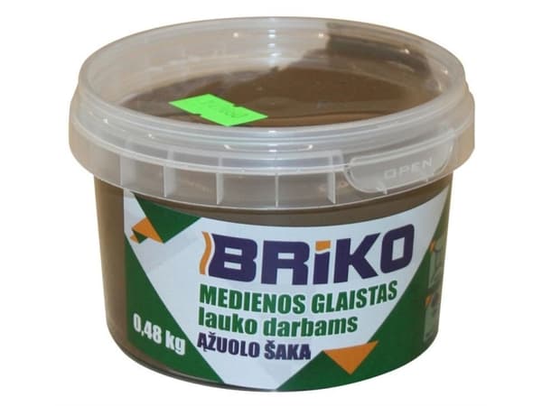 Wood Filler Ext Briko Oak Branch 0.48Kg