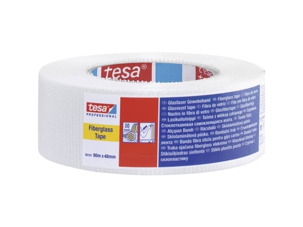 tesa 60101-00002-00 Tekstiltape tesa® Professional Hvid (L x B) 90 m x 48 mm 1 stk