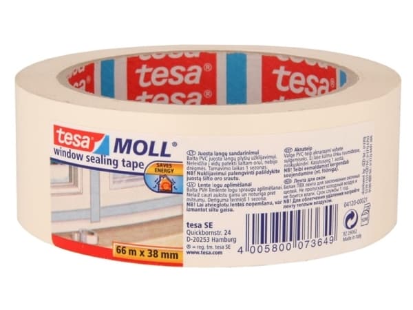 Tesa Windows Sealing Tape 66Mx38mm White