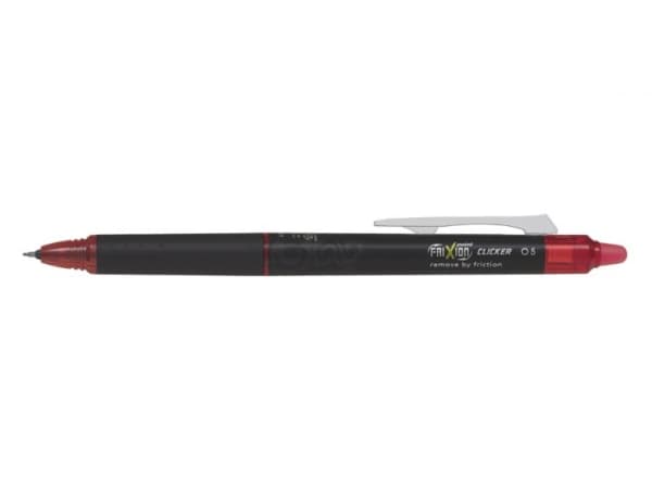 Pilot FriXion Point Clicker 0,5 mm sort - (12 stk.)