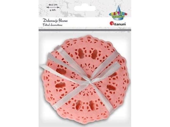 Titanum Filt openwork pads 4 stk