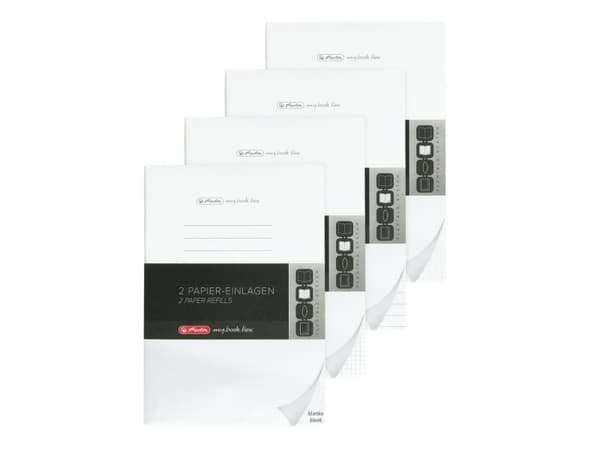 Herlitz 50034109, Yksivärinen, Valkoinen, A4, 80 arkkia, Aikuinen