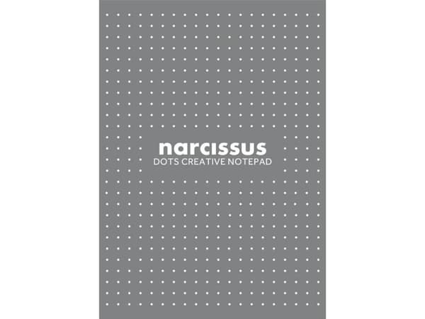 Narcissus Blok A4/80K Narcisuss dots gray (6 pcs)