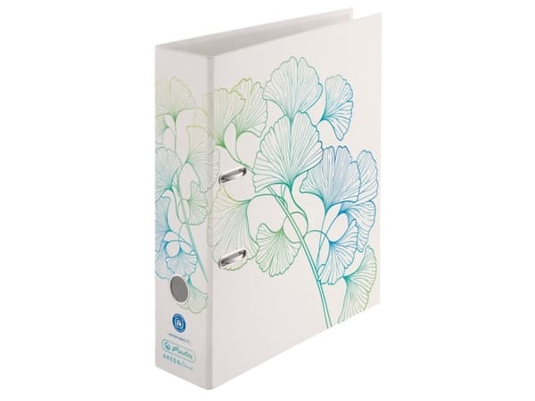 Herlitz 50033409, A4, D-ring, Blå, Grønn, Hvit, 8 cm, 2D