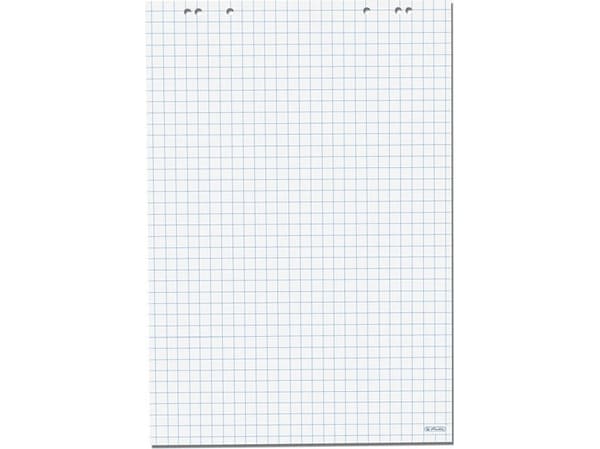Herlitz flippoverblokk 68x99cm 20 kvadratiske ark FSC Mix 5stk