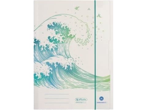 Herlitz GREENline, A4, Fotoark kartong, Hvit, 5 stykker