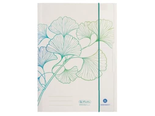 Herlitz GREENline, A4, Kartong, Vit, 5 styck