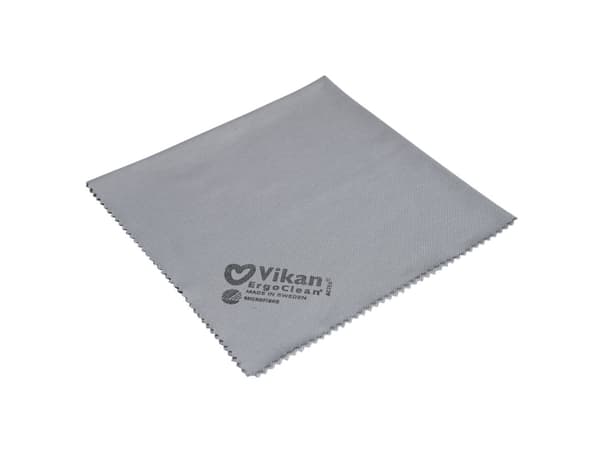 Microfiberklud ErgoClean 40x40cm grå til polering,5 stk/pk